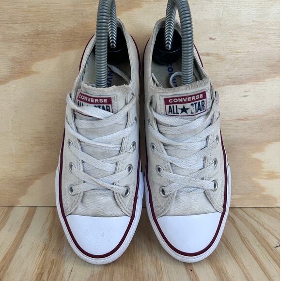 Converse All Star -CT Ox Low Top -Sneakers -White -Kids Little Unisex - 2 -3J256 - Picture 7 of 9